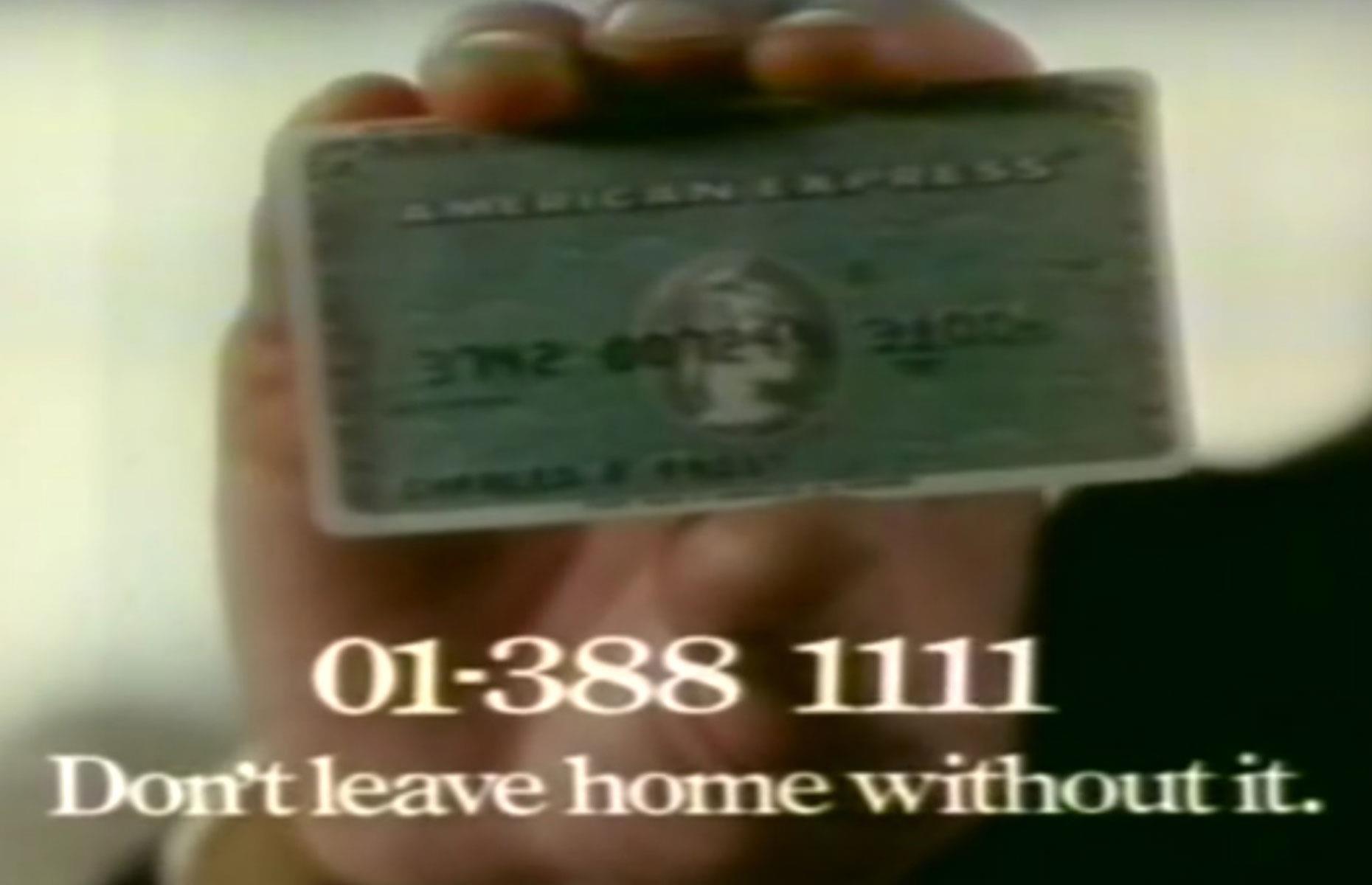 Don't leave home without it – American Express